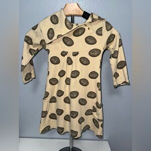 Kate Quinn vintage football lounge dress, size 5T